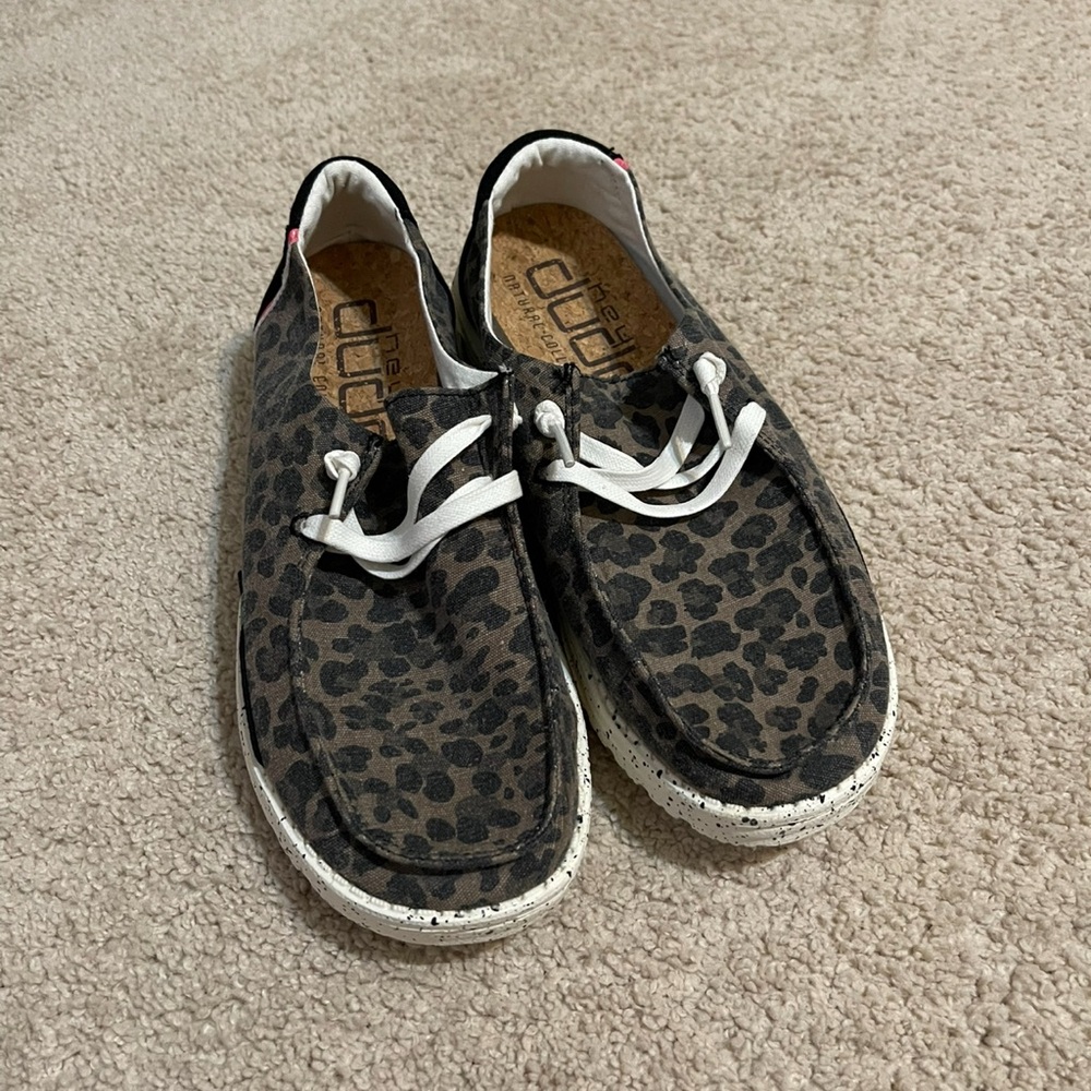 Hey Dudes Leopard Print Casual Shoes